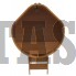 Купель для бани и сауны Bentwood угловая из лиственницы (1,10Х1,10 H=1,10)