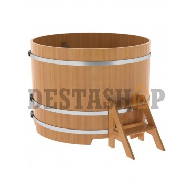 Купель для бани и сауны Bentwood круглая из лиственницы (D=1,50 H=1,10)