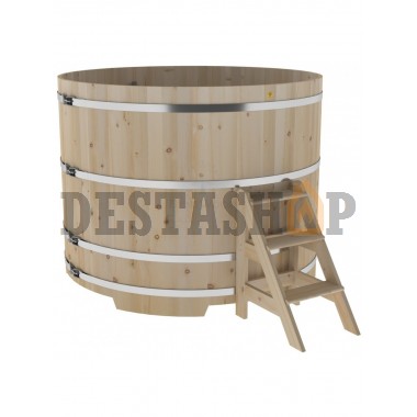 Купель для бани и сауны Bentwood круглая из кедра (D=1,80 H=1,40)
