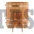 Купель для бани и сауны Bentwood круглая из сращенных ламелей лиственницы (D=1,17 H=1,2)