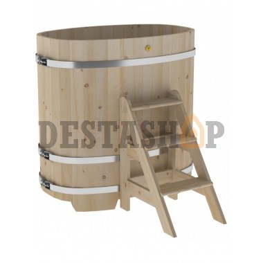 Купель для бани и сауны Bentwood овальная из кедра (0,76Х1,16 H=1,20)