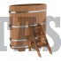 Купель для бани и сауны Bentwood овальная из дуба (0,69Х1,31 H=1,40)