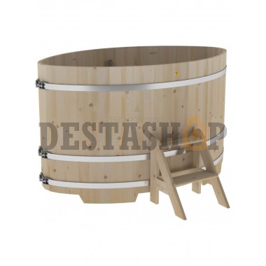 Купель для бани и сауны Bentwood овальная из кедра (1,15Х1,83 H=1,10)