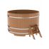 Купель для бани и сауны Bentwood круглая из дуба (D=1,80 H=1,10)