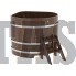 Купель для бани и сауны Bentwood угловая из дуба (1,31Х1,31 H=1,0)