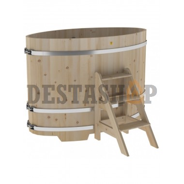 Купель для бани и сауны Bentwood овальная из кедра (0,95Х1,60 H=1,20)