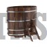 Купель для бани и сауны Bentwood овальная из лиственницы (1,02Х1,68 H=1,40)