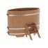 Купель для бани и сауны Bentwood овальная из дуба (0,95Х1,60 H=1,10)