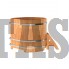 Купель для бани и сауны Bentwood угловая из сращенных ламелей лиственницы (1,31Х1,31 H=1,1)