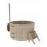 Купель для бани и сауны Bentwood с подогревом (D=1,8 H=1,0) c наружной печкой, стандарт