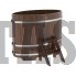 Купель для бани и сауны Bentwood овальная из дуба (0,80Х1,42 H=1,10)