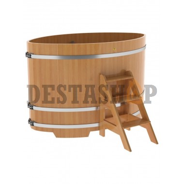 Купель для бани и сауны Bentwood овальная из лиственницы (1,15Х1,83 H=1,20)