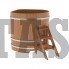 Купель для бани и сауны Bentwood угловая из дуба (1,31Х1,31 H=1,20)