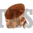 Купель для бани и сауны Bentwood овальная из сращенных ламелей лиственницы (1,15Х1,83 H=1,0)