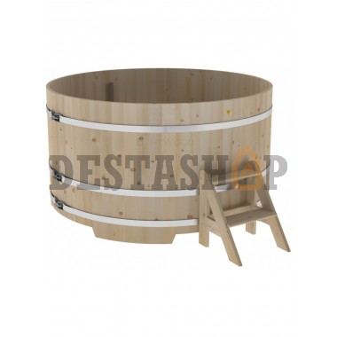 Купель для бани и сауны Bentwood круглая из кедра (D=1,80 H=1,0)