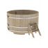 Купель для бани и сауны Bentwood круглая из кедра (D=1,80 H=1,0)