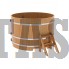 Купель для бани и сауны Bentwood круглая из лиственницы (D=1,50 H=1,0)