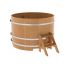 Купель для бани и сауны Bentwood круглая из лиственницы (D=1,50 H=1,0)