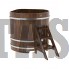 Купель для бани и сауны Bentwood угловая из сращенных ламелей лиственницы (1,31Х1,31 H=1,2)