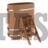 Купель для бани и сауны Bentwood овальная из дуба (0,59Х1,06 H=1,2)