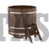 Купель для бани и сауны Bentwood круглая из сращенных ламелей лиственницы (D=1,17 H=1,1)