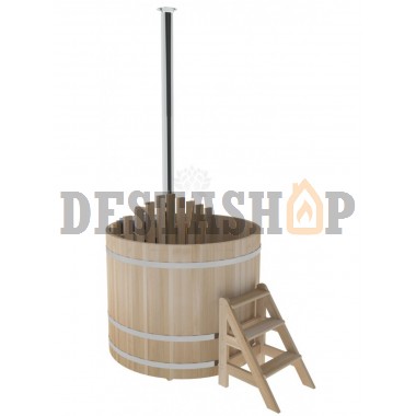 Купель для бани и сауны Bentwood с подогревом d=1,8. Мощность печи: 16 кВт