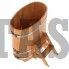 Купель для бани и сауны Bentwood овальная из сращенных ламелей лиственницы (0,59Х1,06 H=1,1) Характеристики