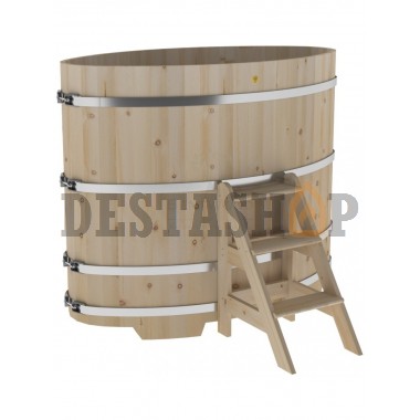 Купель для бани и сауны Bentwood овальная из кедра (0,95х1,60 h=1,40)