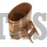 Купель для бани и сауны Bentwood овальная из лиственницы (0,59Х1,06 H=1,0)