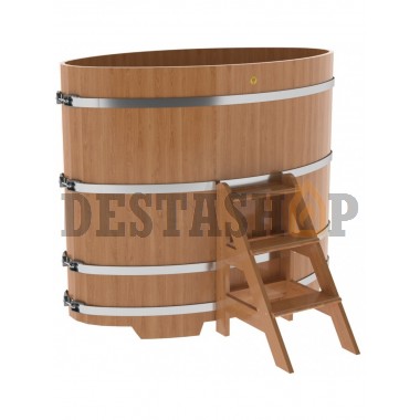 Купель для бани и сауны Bentwood овальная из дуба (0,95Х1,60 H=1,40)