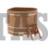 Купель для бани и сауны Bentwood угловая из дуба (1,53Х1,53 H=1,10)