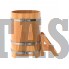 Купель для бани и сауны Bentwood овальная из сращенных ламелей лиственницы (0,76Х1,16 H=1,1)