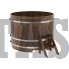 Купель для бани и сауны Bentwood круглая из сращенных ламелей лиственницы (D=1,50 H=1,1)