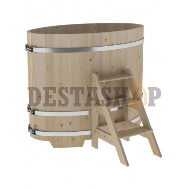 Купель для бани и сауны Bentwood овальная из кедра (0,80Х1,42 H=1,20)