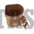 Купель для бани и сауны Bentwood угловая из дуба (1,53Х1,53 H=1,20)