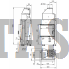 Каминная топка Hoxter ECKA 50/35/45Wh