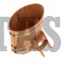 Купель для бани и сауны Bentwood овальная из сращенных ламелей лиственницы (0,80Х1,42 H=1,1)