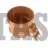 Купель для бани и сауны Bentwood круглая из сращенных ламелей лиственницы (D=1,50 H=1,2)