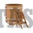 Купель для бани и сауны Bentwood круглая из лиственницы (D=1,17 H=1,20)
