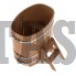 Купель для бани и сауны Bentwood овальная из дуба (0,76Х1,16 H=1,10)