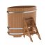 Купель для бани и сауны Bentwood овальная из дуба (0,80Х1,42 H=1,20)