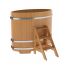 Купель для бани и сауны Bentwood овальная из лиственницы (0,80Х1,42 H=1,20)
