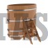 Купель для бани и сауны Bentwood овальная из дуба (0,80Х1,42 H=1,40)