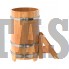 Купель для бани и сауны Bentwood овальная из сращенных ламелей лиственницы (0,69Х1,31 H=1,1) Скидка