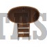 Купель для бани и сауны Bentwood овальная из дуба (0,59Х1,06 H=1,2)