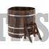 Купель для бани и сауны Bentwood угловая из лиственницы (1,10Х1,10 H=1,0)