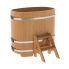 Купель для бани и сауны Bentwood овальная из лиственницы (0,76Х1,16 H=1,10)