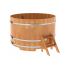 Купель для бани и сауны Bentwood круглая из сращенных ламелей лиственницы (D=1,80 H=1,1)