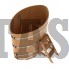 Купель для бани и сауны Bentwood овальная из лиственницы (1,08Х1,75 H=1,40)