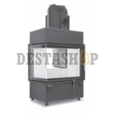Каминная топка Hoxter ECKA 67/45/51a стальной теплообменник 45°